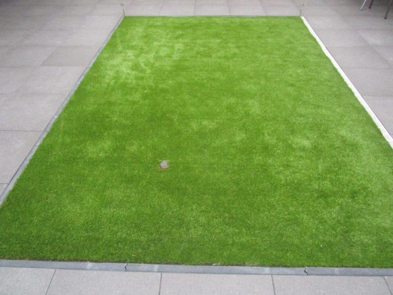 Kunstgras gelegd