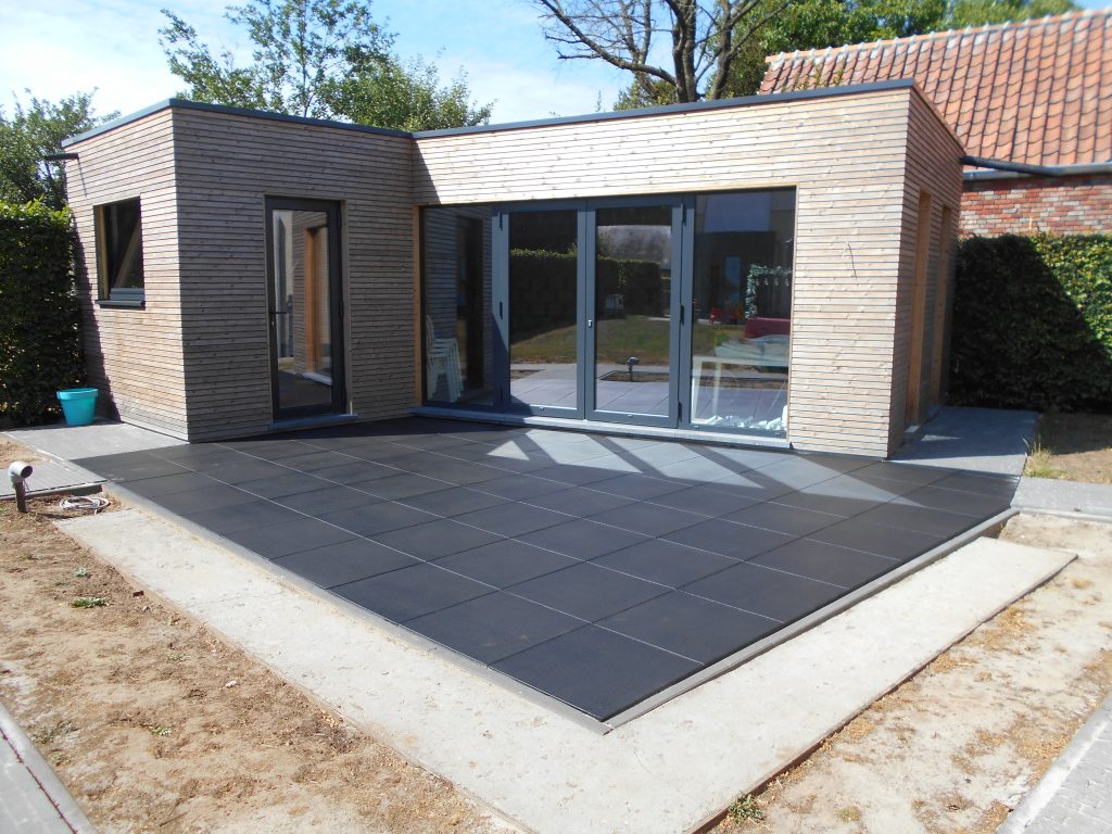 Tegels na behandeling met WS Seal Black
